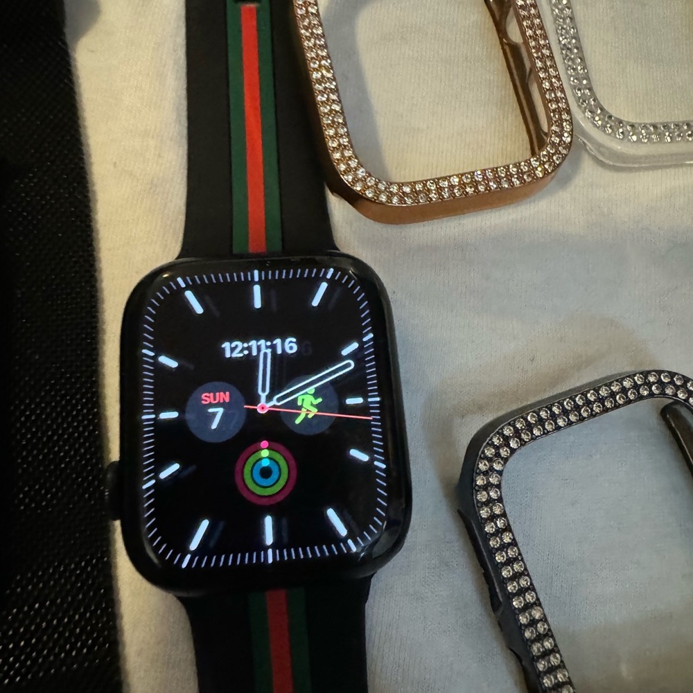 Series 9 Apple Watch with accessories